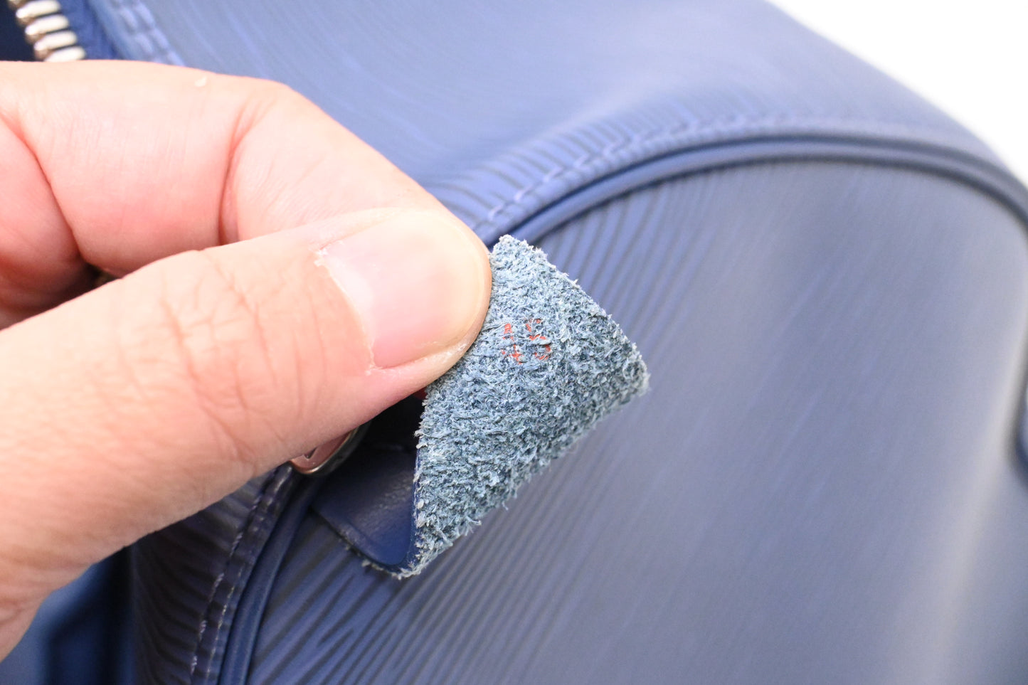 Louis Vuitton Keepall 45 in Dark Blue Epi Leather