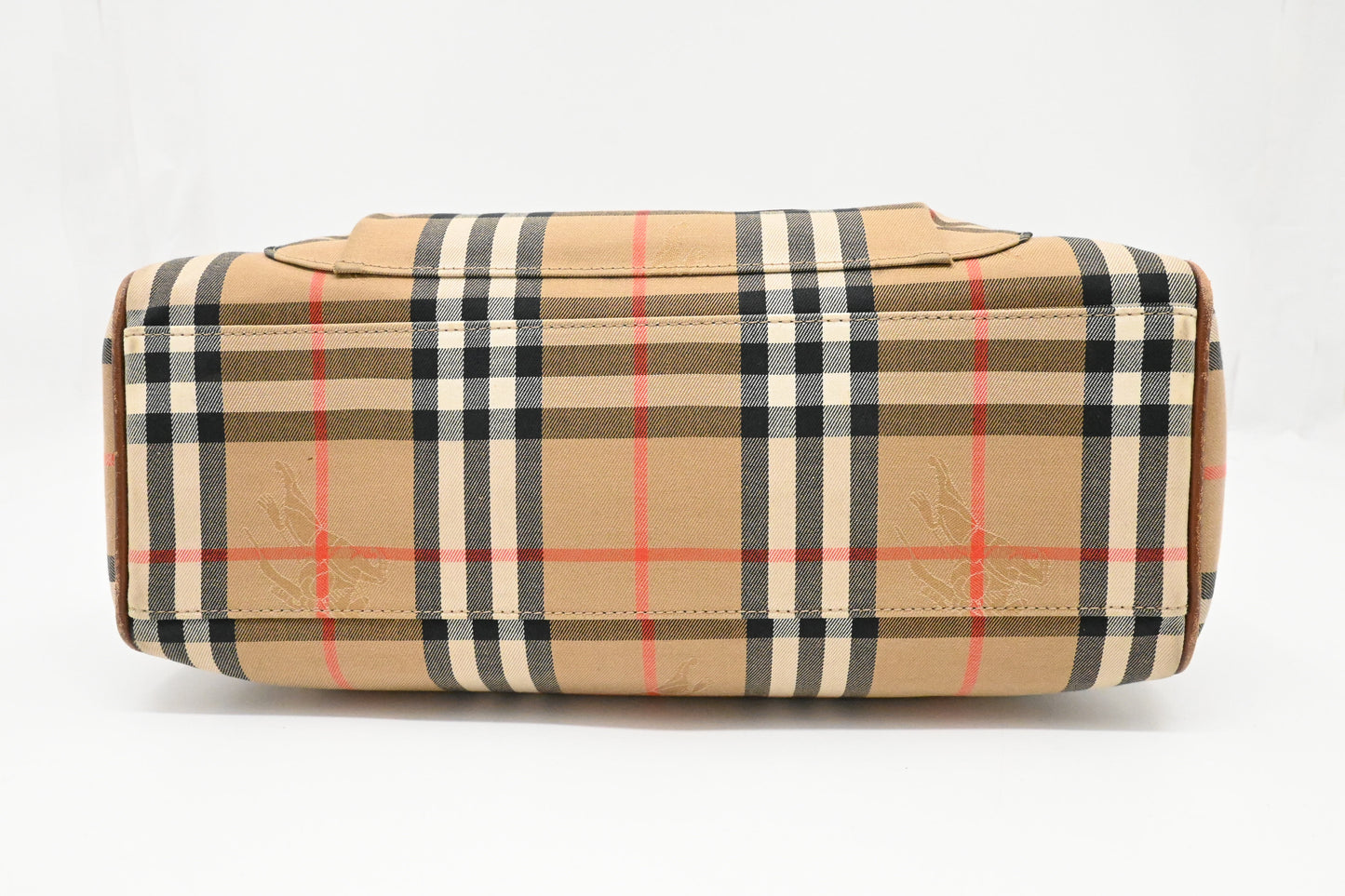 Burberry Tote Bag in Check Canvas