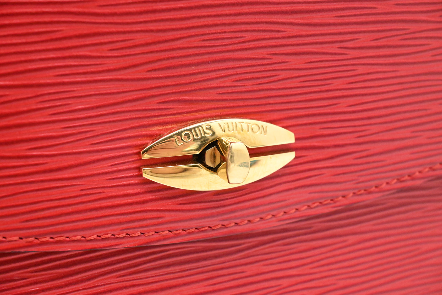 Louis Vuitton Malesherbes in Red Epi Leather