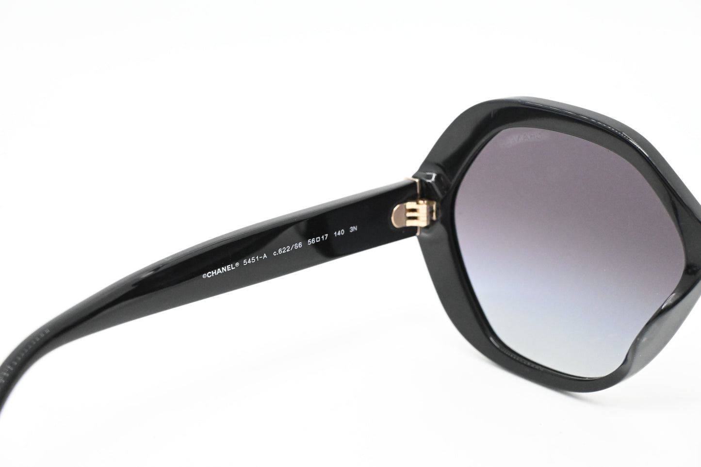 Chanel Black Sequin Sunglasses