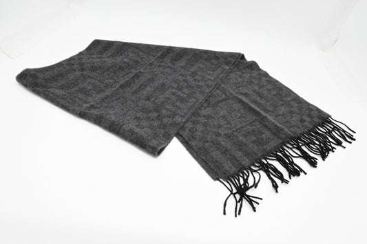 Fendi Scarf in Gray Wool