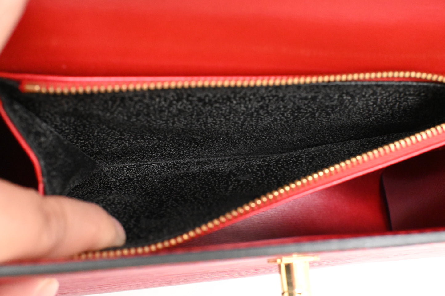 Louis Vuitton Malesherbes in Red Epi Leather