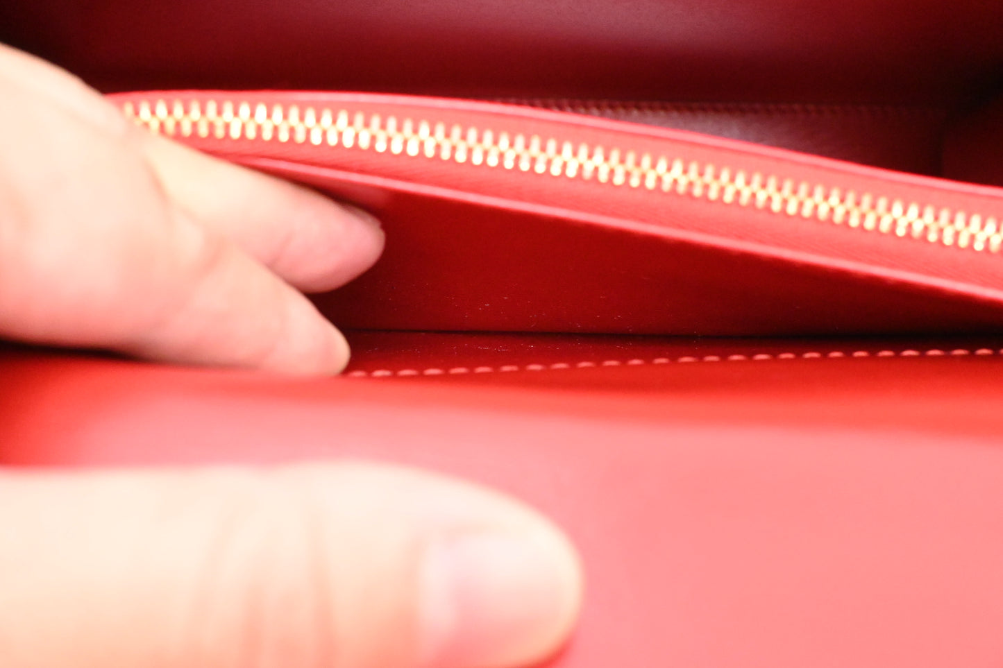Louis Vuitton Malesherbes in Red Epi Leather