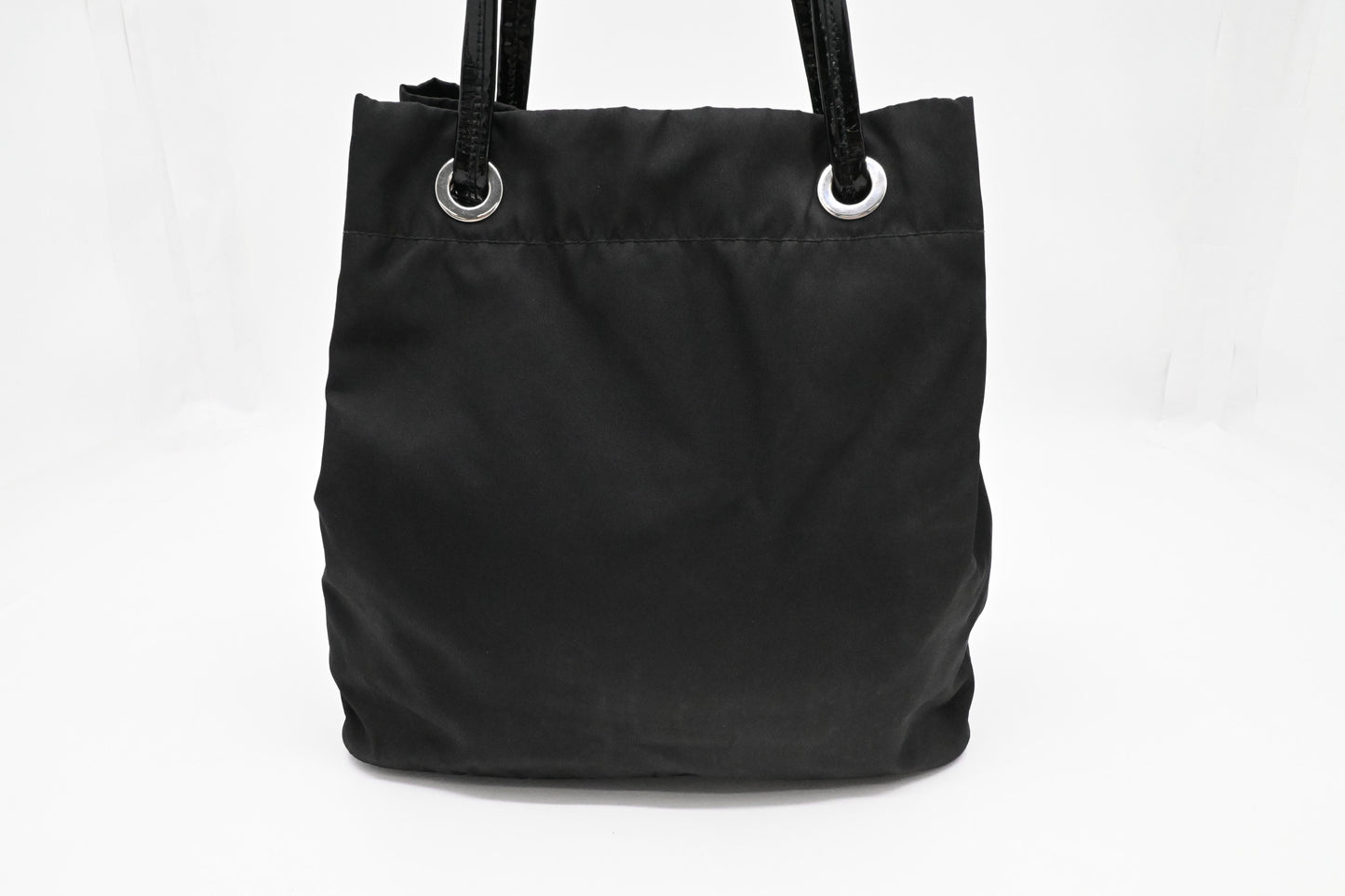 Prada Bucket Shoudler Bag in Black Nylon