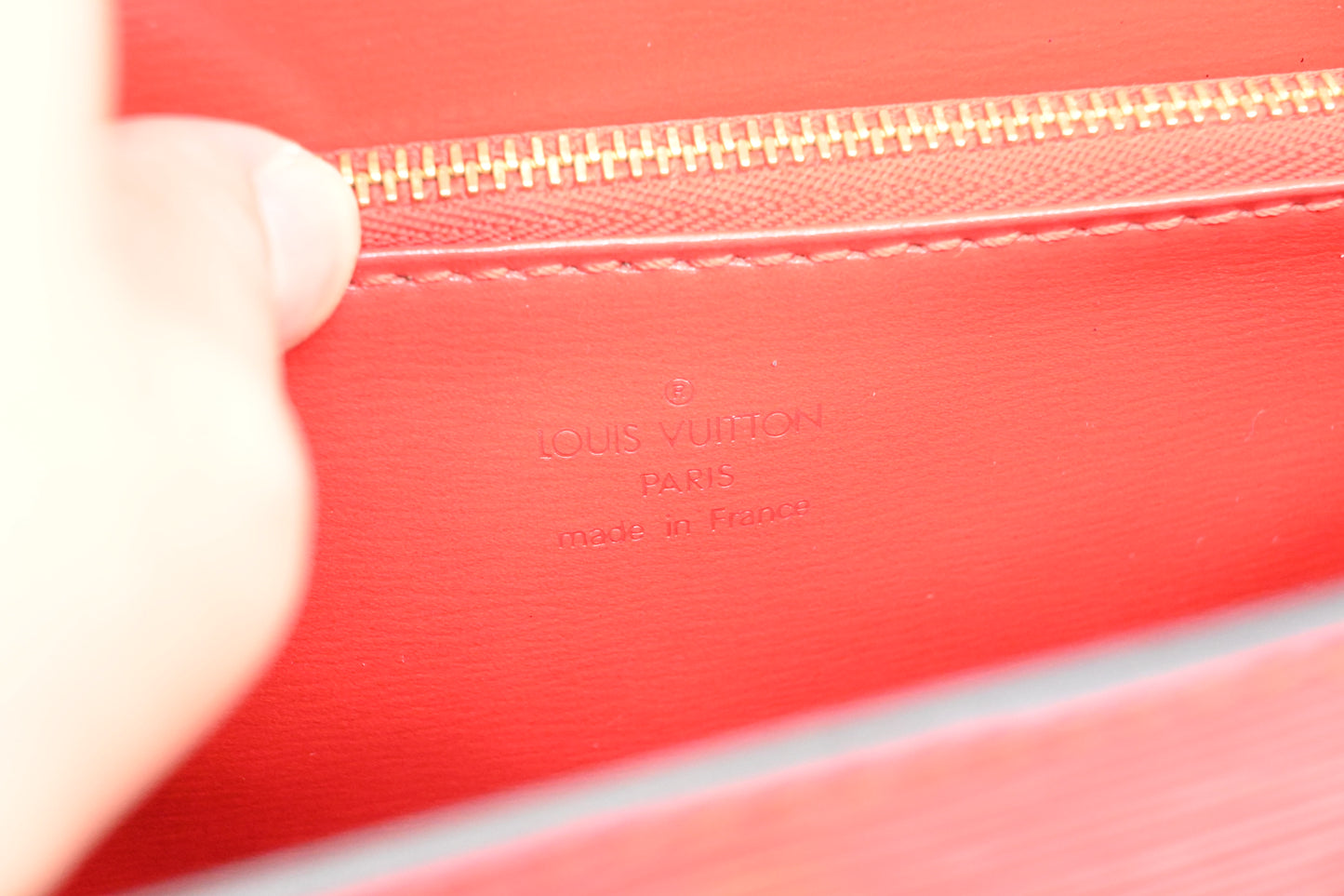 Louis Vuitton Malesherbes in Red Epi Leather