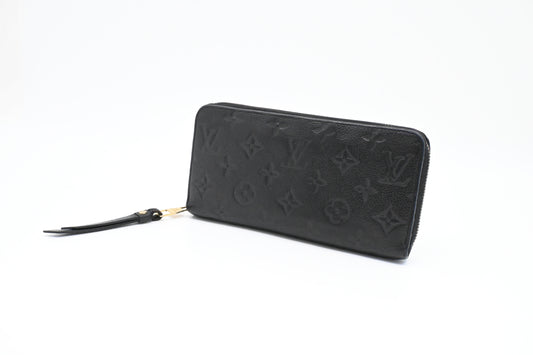 Louis Vuitton Long Zippy Wallet in Black Empreinte Leather