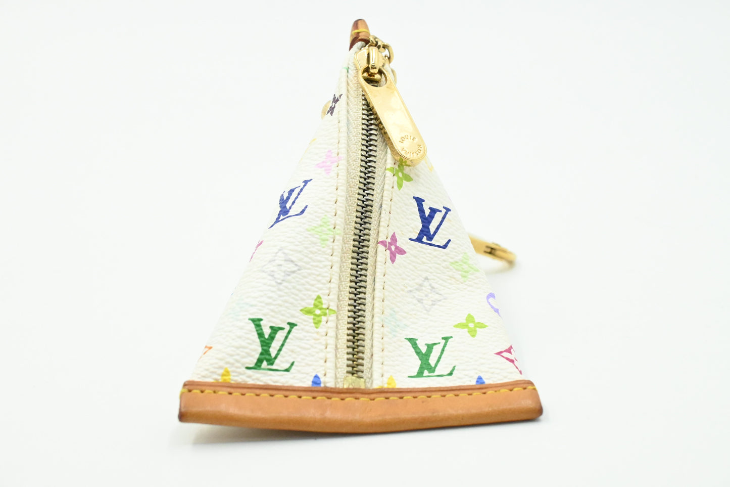 Louis Vuitton Coin Case in White Multicolor Monogram Canvas