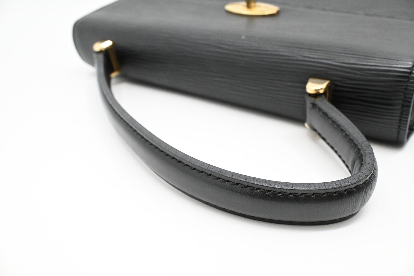 Louis Vuitton Malesherbes in Black Epi Leather