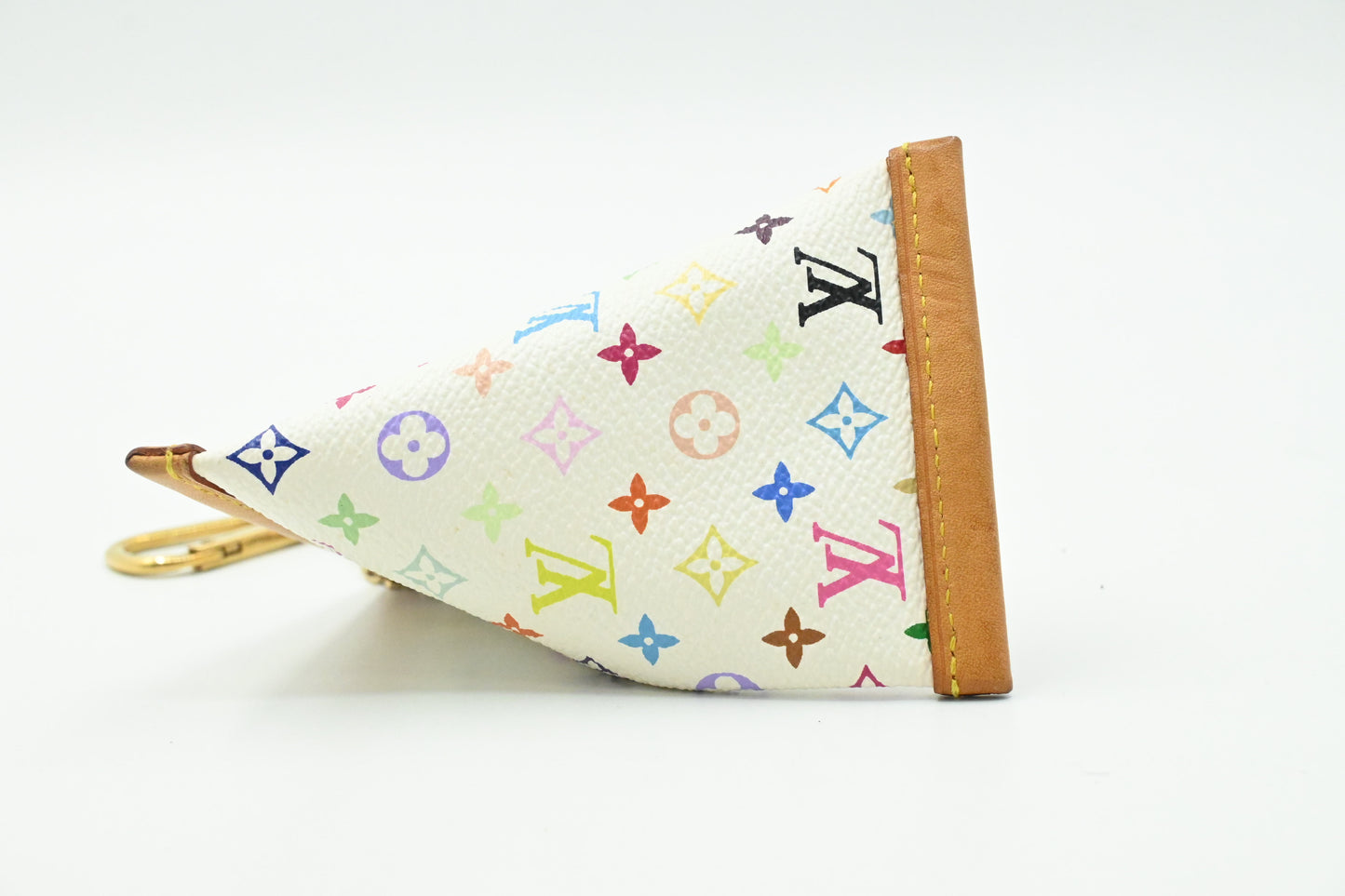 Louis Vuitton Coin Case in White Multicolor Monogram Canvas