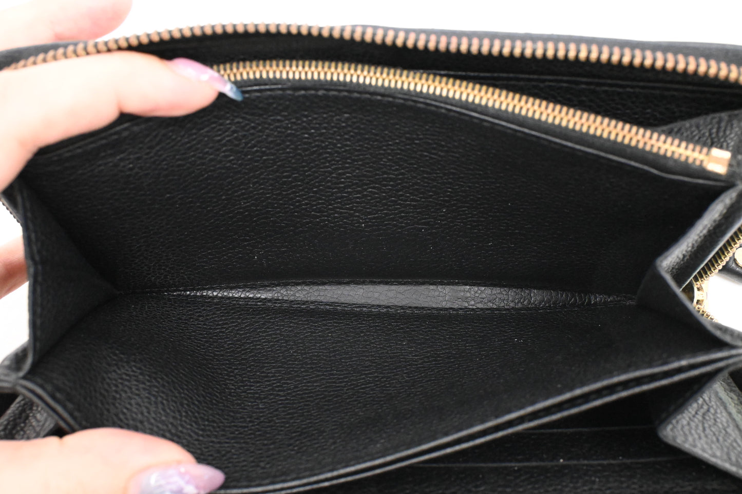 Louis Vuitton Long Zippy Wallet in Black Empreinte Leather