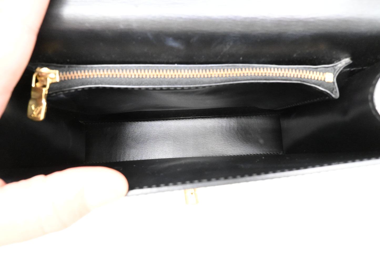 Louis Vuitton Malesherbes in Black Epi Leather