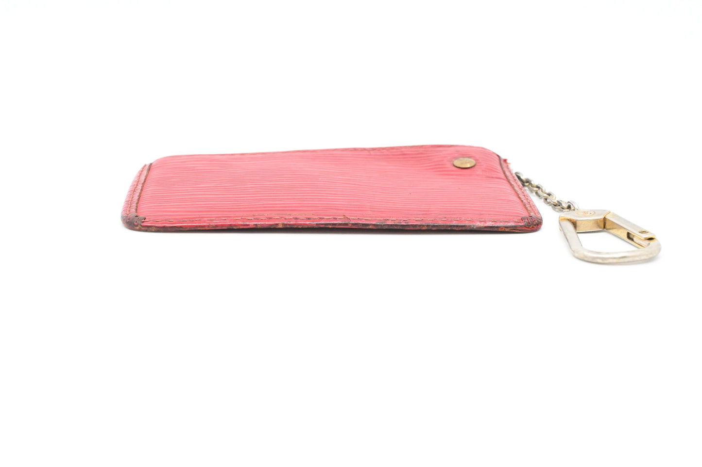 Louis Vuitton Pochette Cles in Red Epi Leather