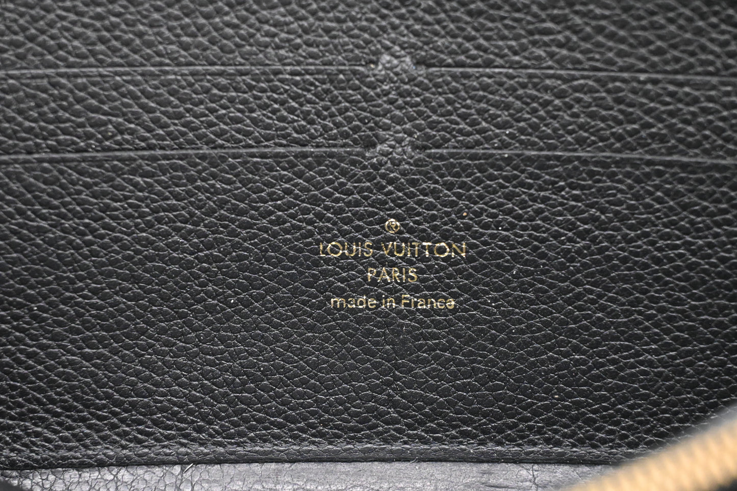 Louis Vuitton Long Zippy Wallet in Black Empreinte Leather