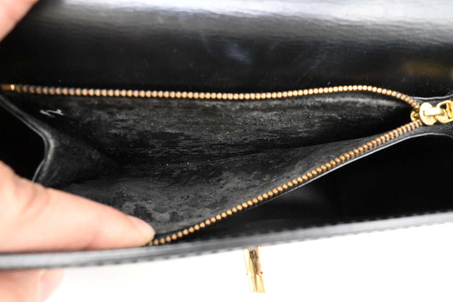 Louis Vuitton Malesherbes in Black Epi Leather