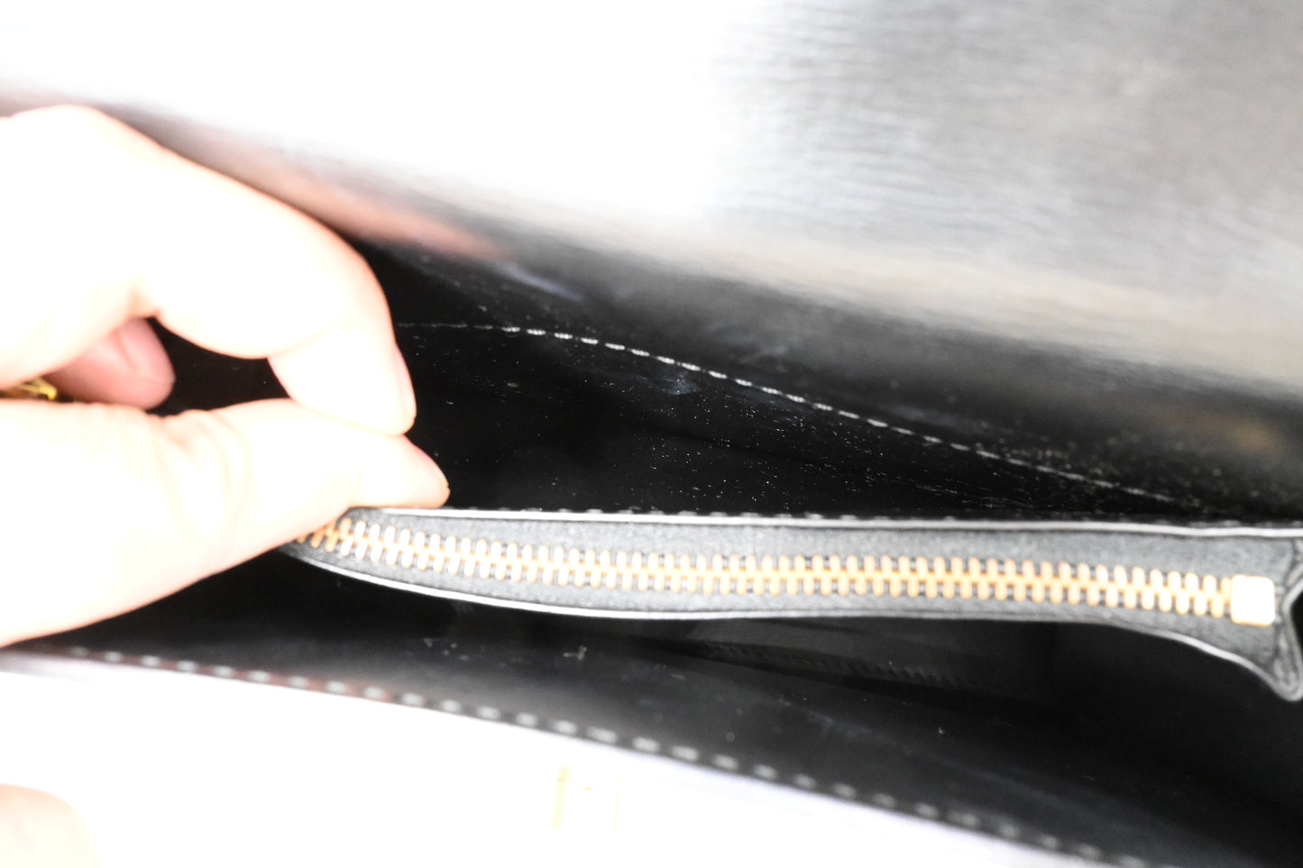 Louis Vuitton Malesherbes in Black Epi Leather