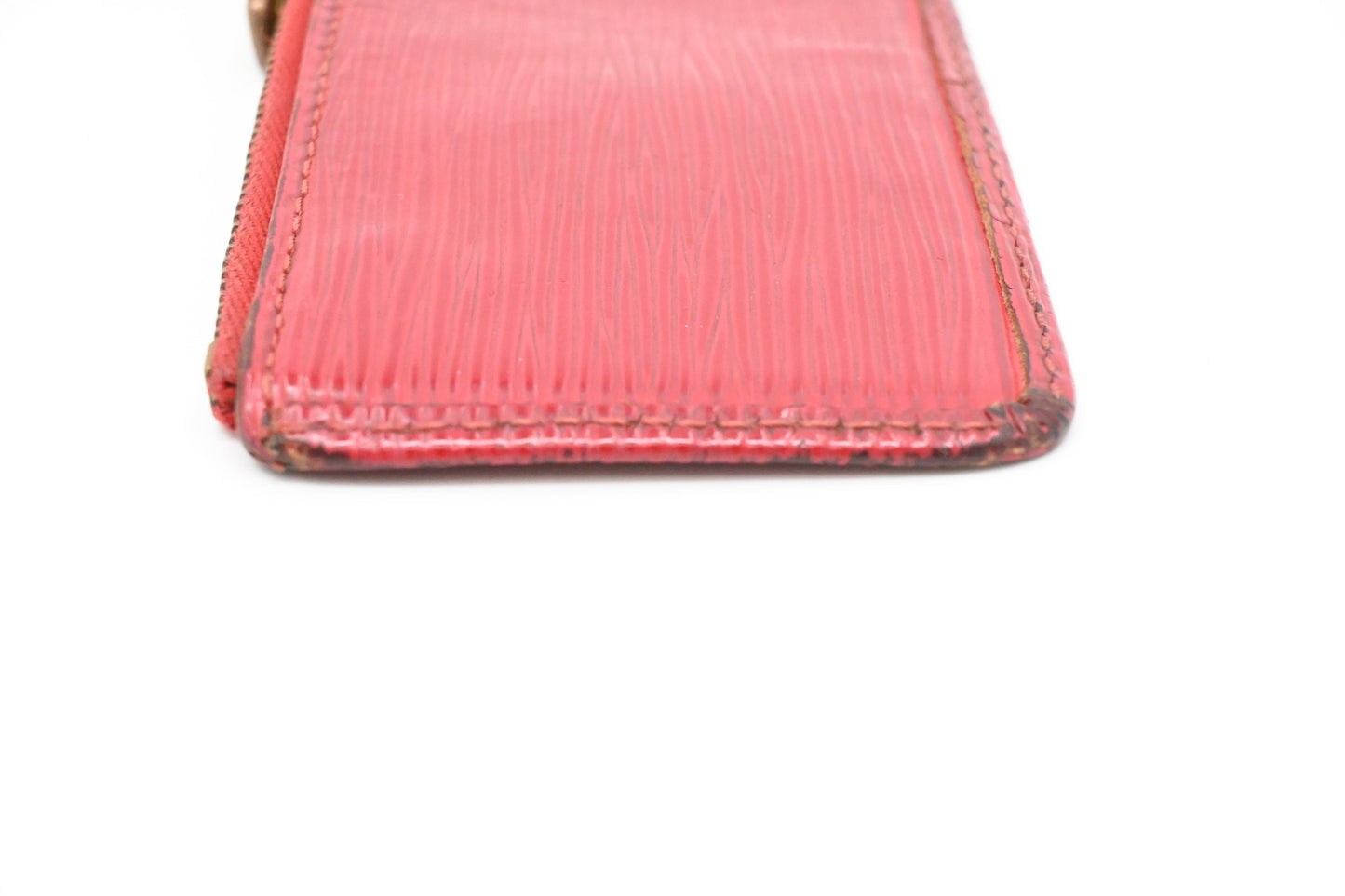 Louis Vuitton Pochette Cles in Red Epi Leather