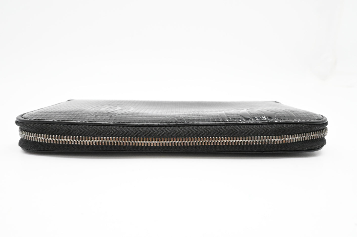 Cartier Zippy Long Wallet in Black Patent Leather