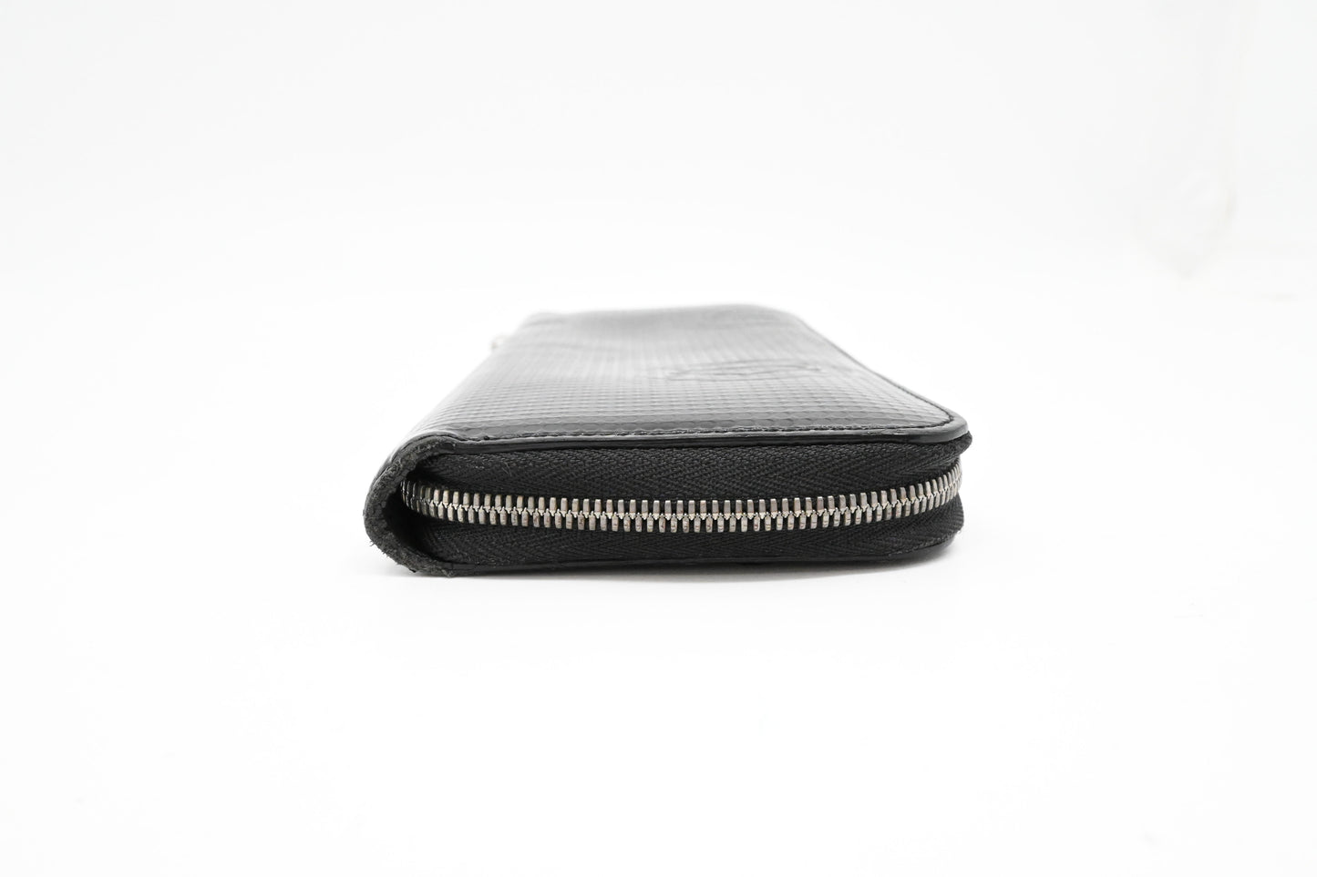 Cartier Zippy Long Wallet in Black Patent Leather