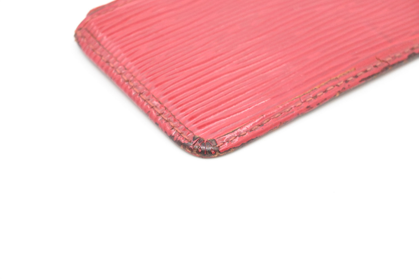 Louis Vuitton Pochette Cles in Red Epi Leather