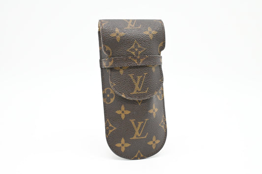 Louis Vuitton Flap Glasses Case in Monogram Canvas