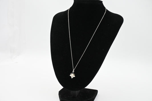 Tiffany & Co. Atlas Cube Necklace in Sterling Silver