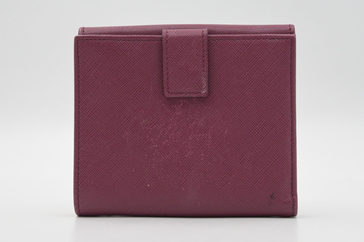 Ferragamo Compact Wallet in Pink Leather