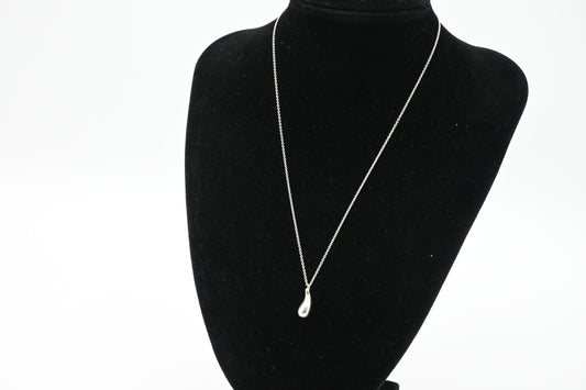 Tiffany & Co. Teardrop Necklace in Sterling Silver