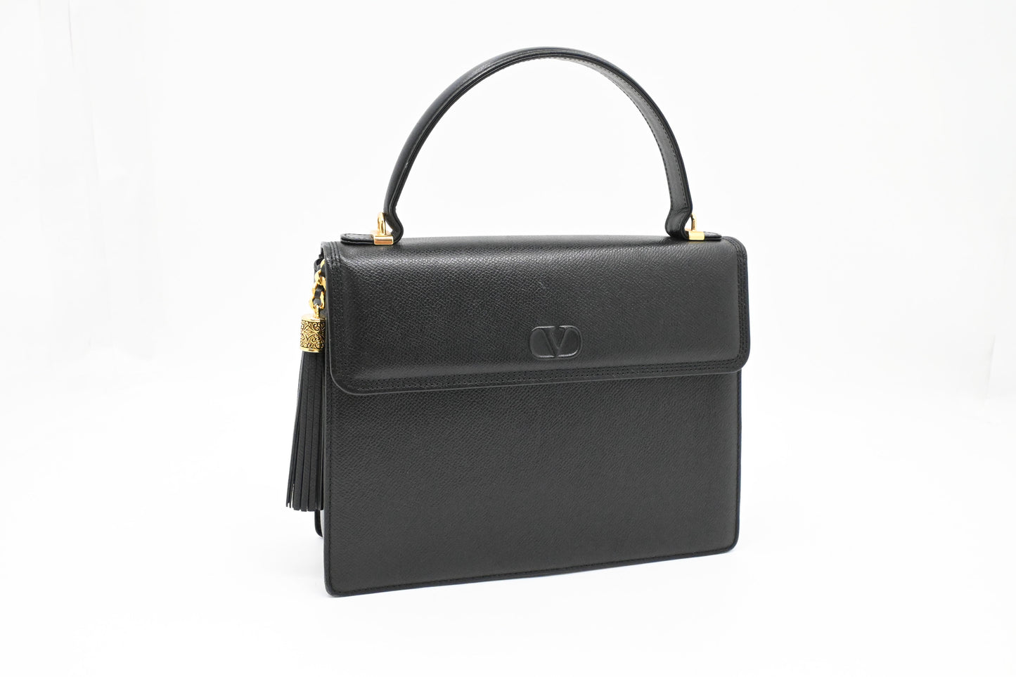 Valentino Handbag in Black Leather