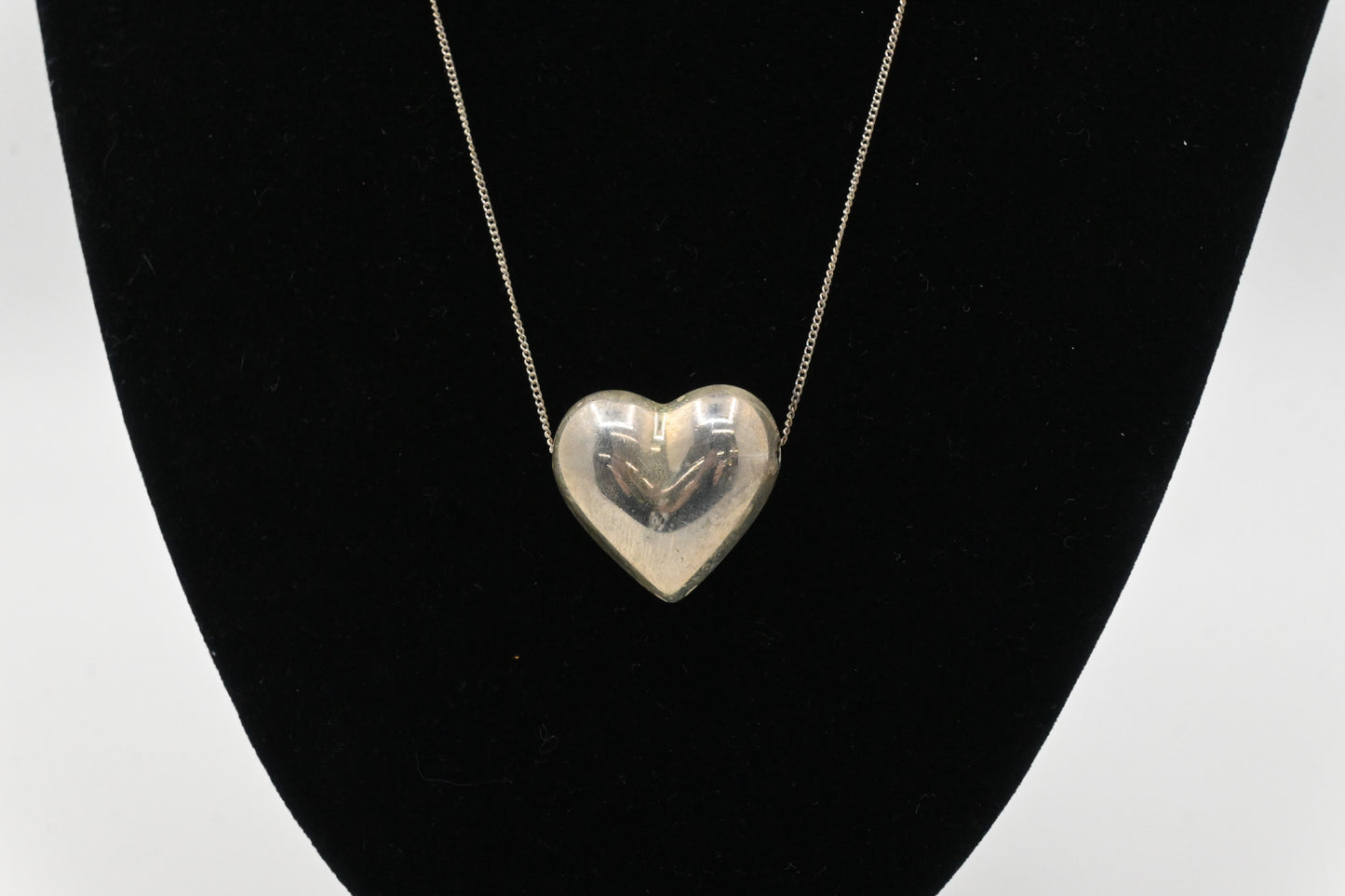 Tiffany & Co. Puffed Heart Necklace in Sterling Silver