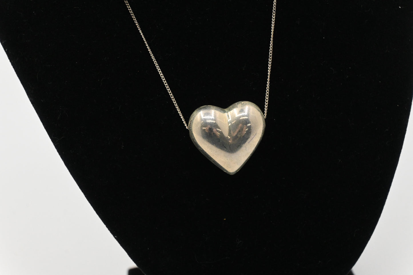 Tiffany & Co. Puffed Heart Necklace in Sterling Silver