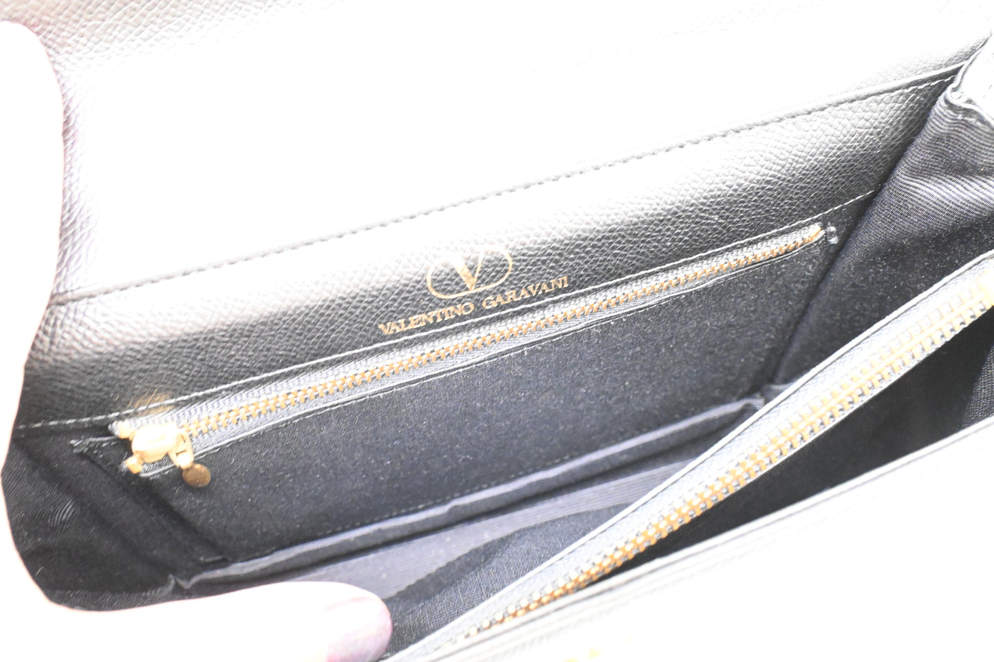 Valentino Handbag in Black Leather