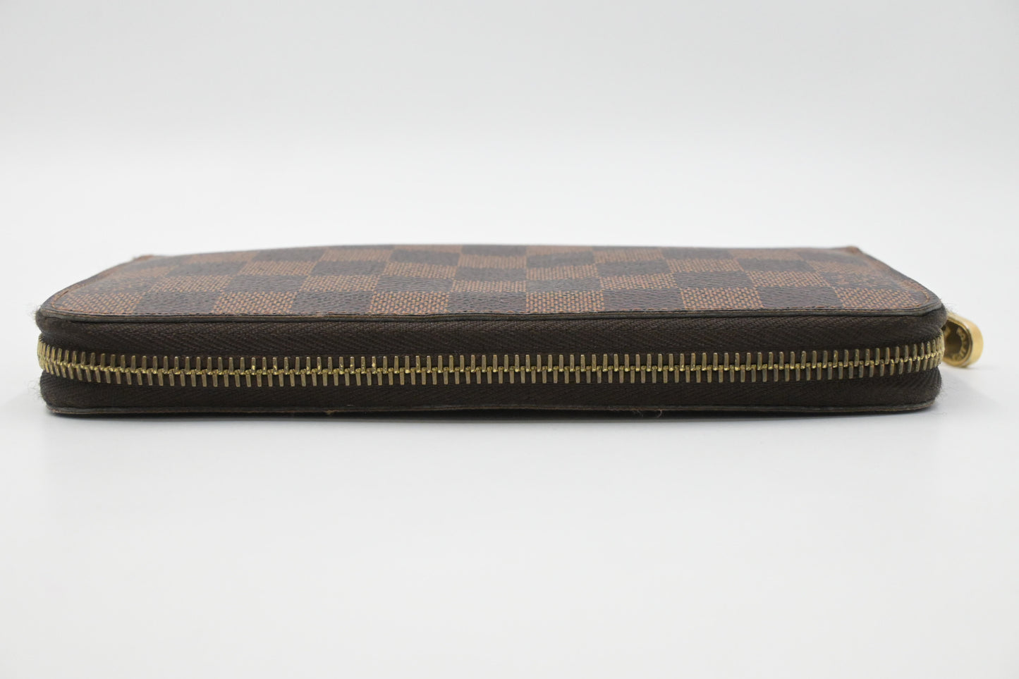 Louis Vuitton Long Zippy Wallet in Damier Ebene Canvas