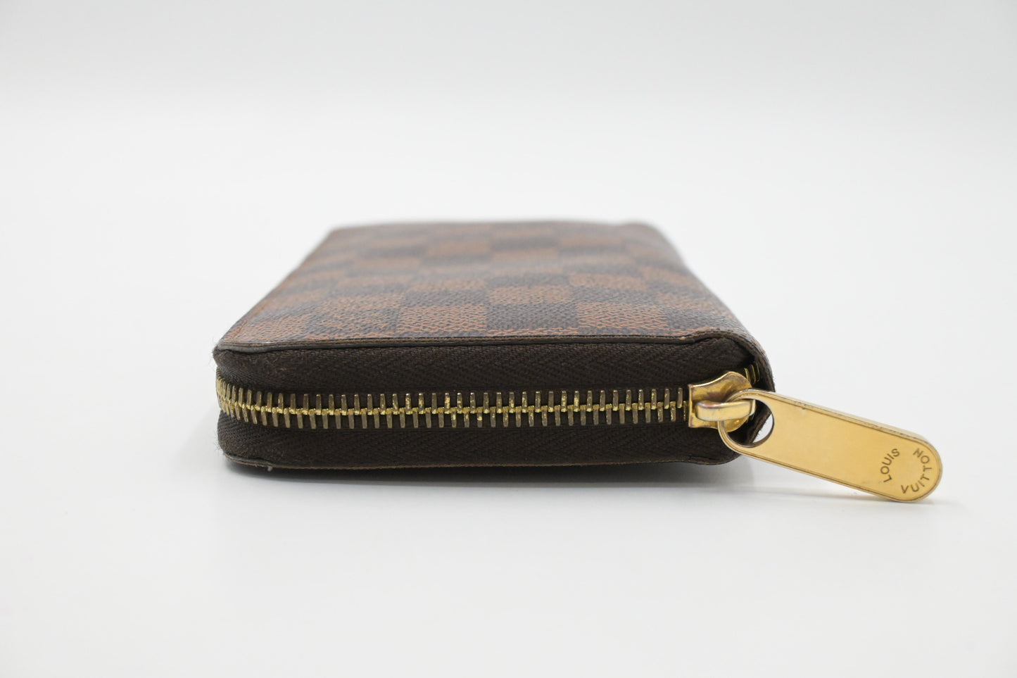 Louis Vuitton Long Zippy Wallet in Damier Ebene Canvas
