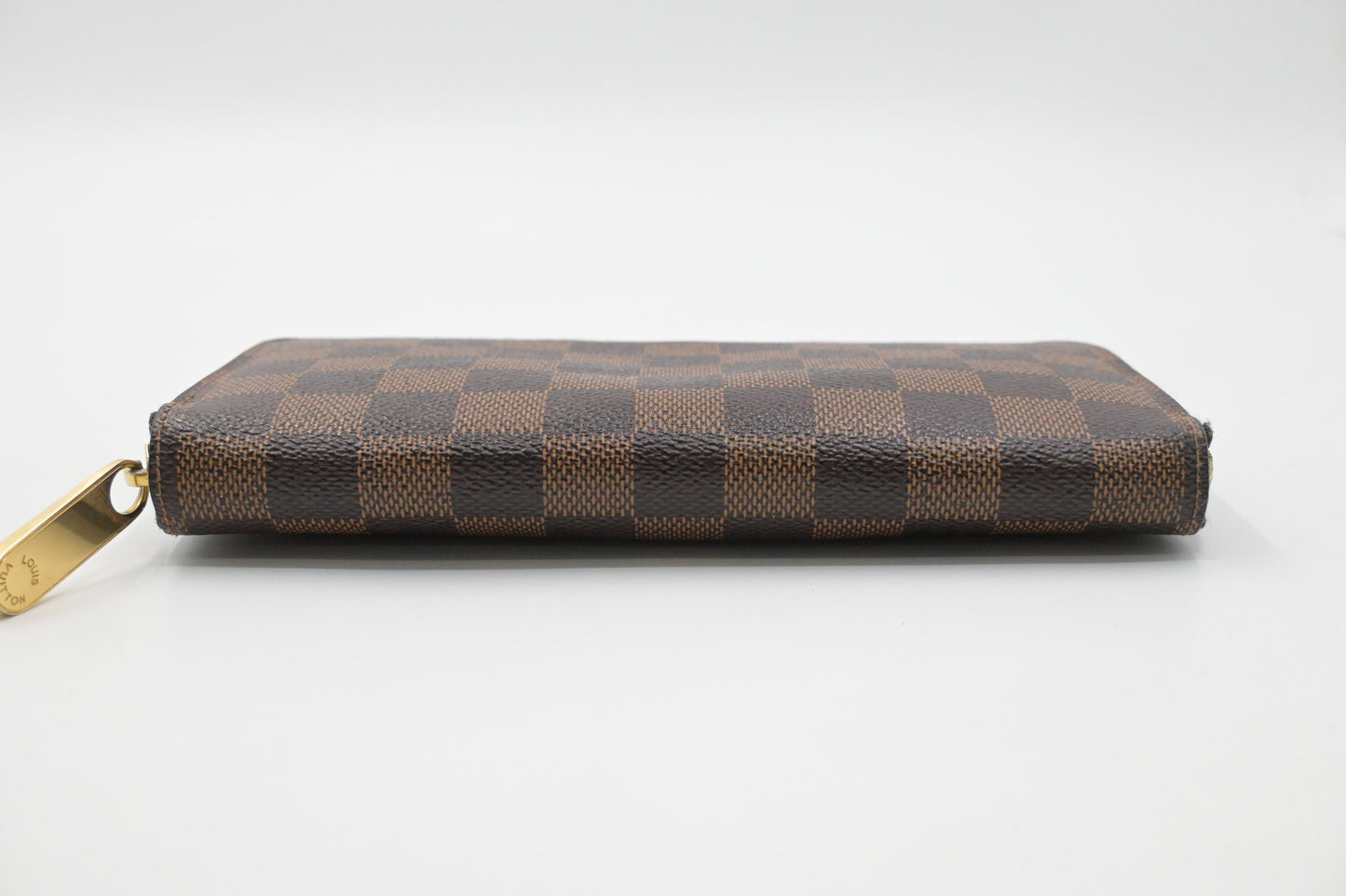 Louis Vuitton Long Zippy Wallet in Damier Ebene Canvas