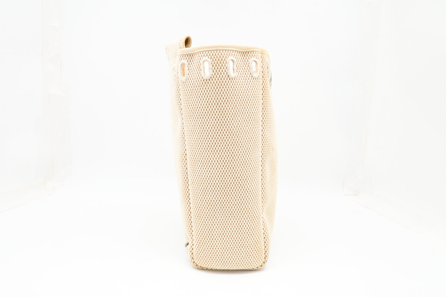 Hermes Herbag Sac a Dos Backpack in Beige Canvas