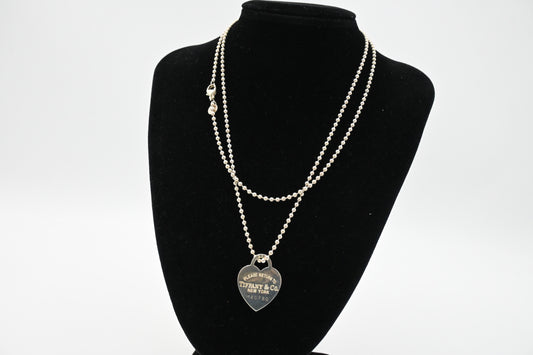 Tiffany & Co. Return To Tiffany Heart Necklace in Sterling Silver