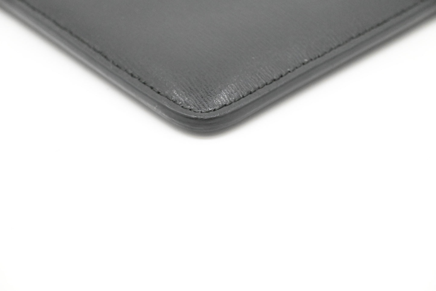 Ferragamo Wrist Pouch in Black Leather