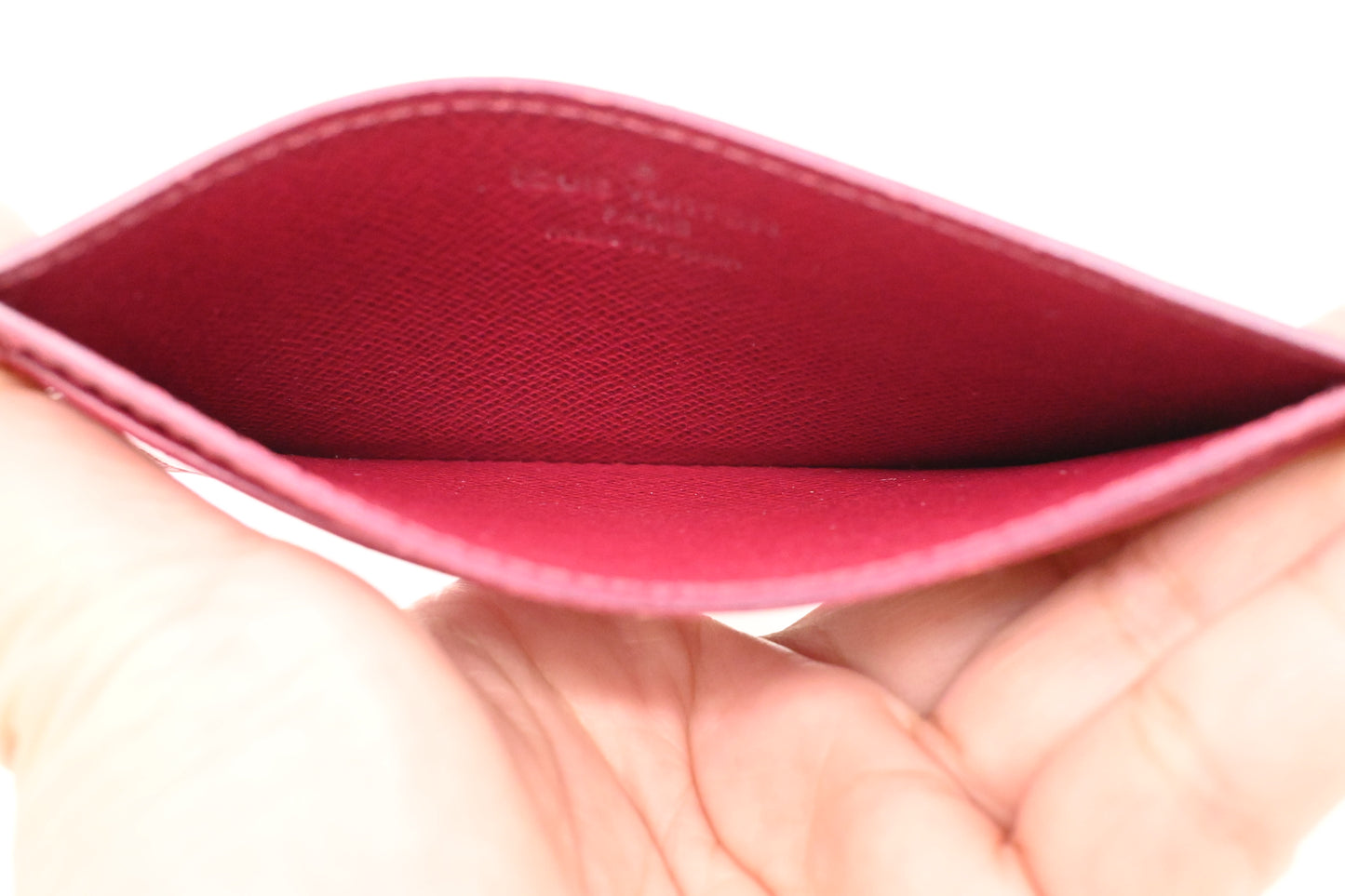 Louis Vuitton Card Holder in Grenade Epi Leather