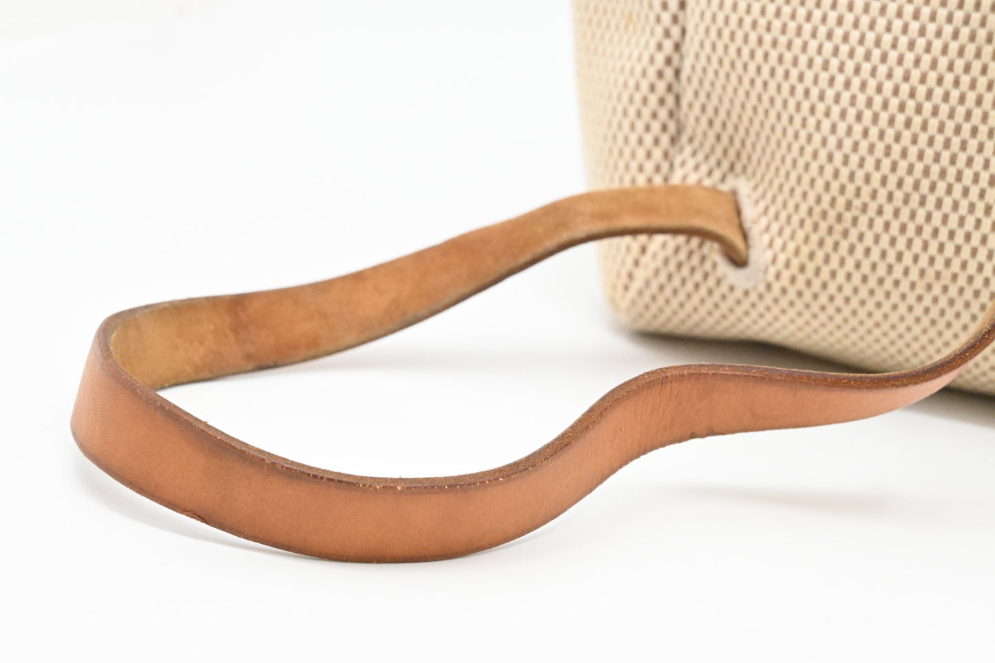 Hermes Herbag Sac a Dos Backpack in Beige Canvas