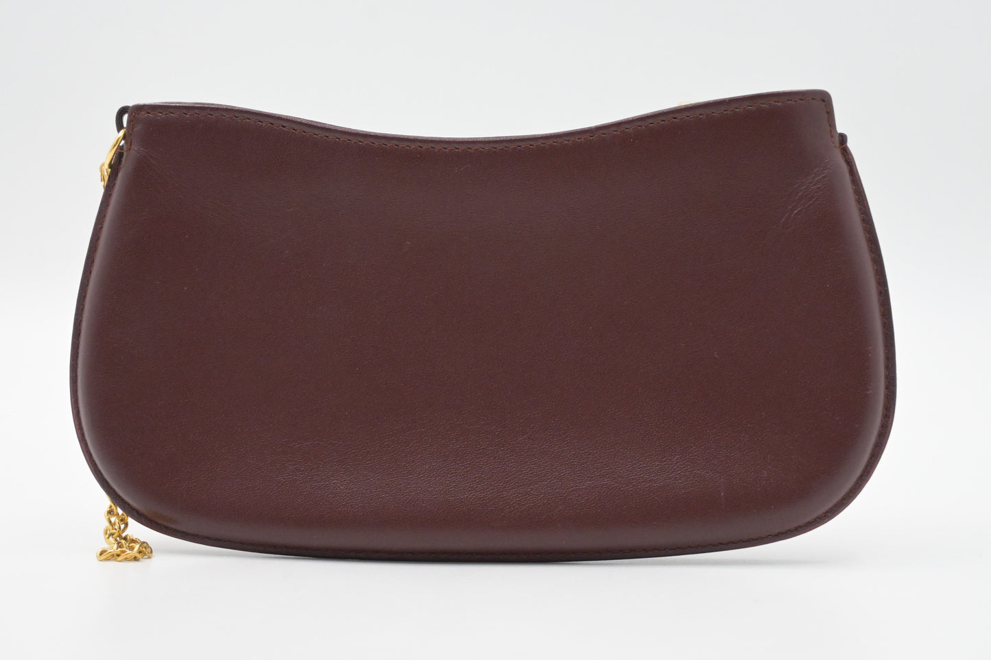 Cartier Pouch in Burgundy Leather