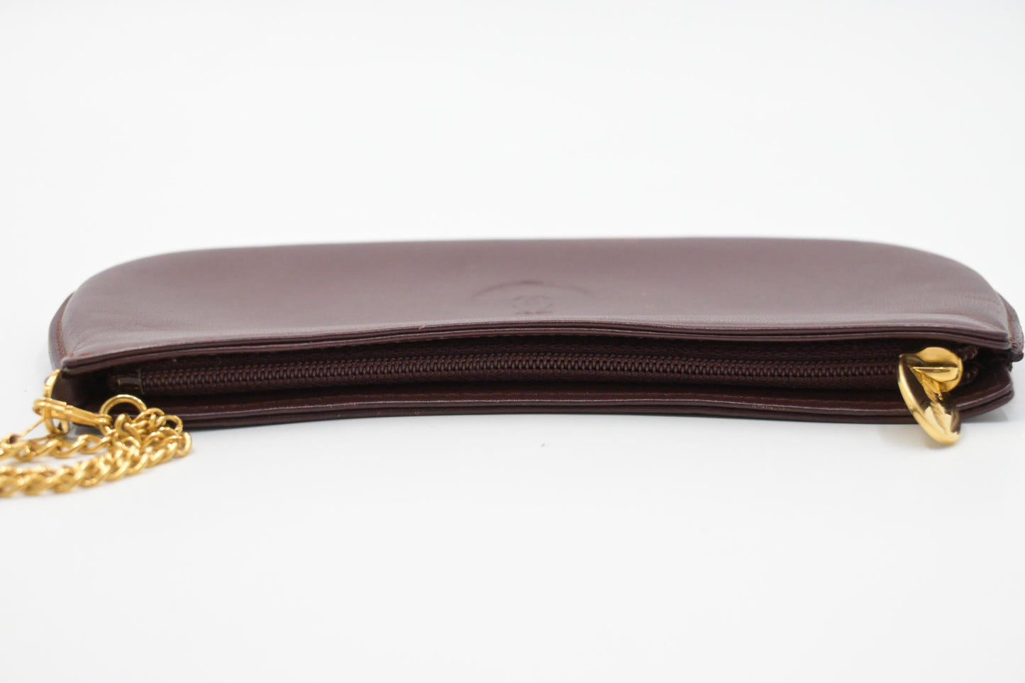Cartier Pouch in Burgundy Leather