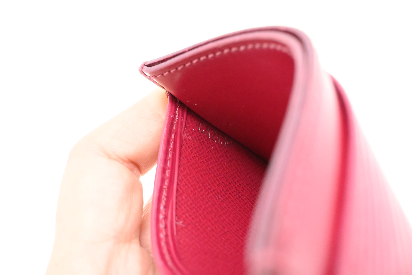 Louis Vuitton Card Holder in Grenade Epi Leather