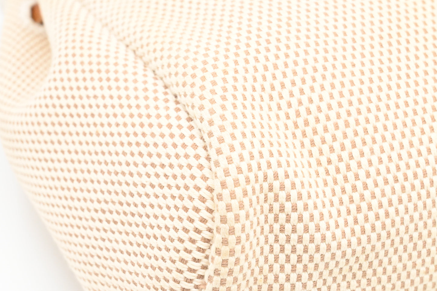 Hermes Herbag Sac a Dos Backpack in Beige Canvas