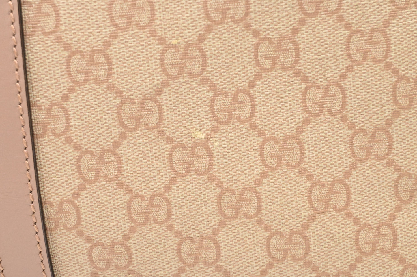 Gucci Boston Bag in Pink GG Supreme Canvas