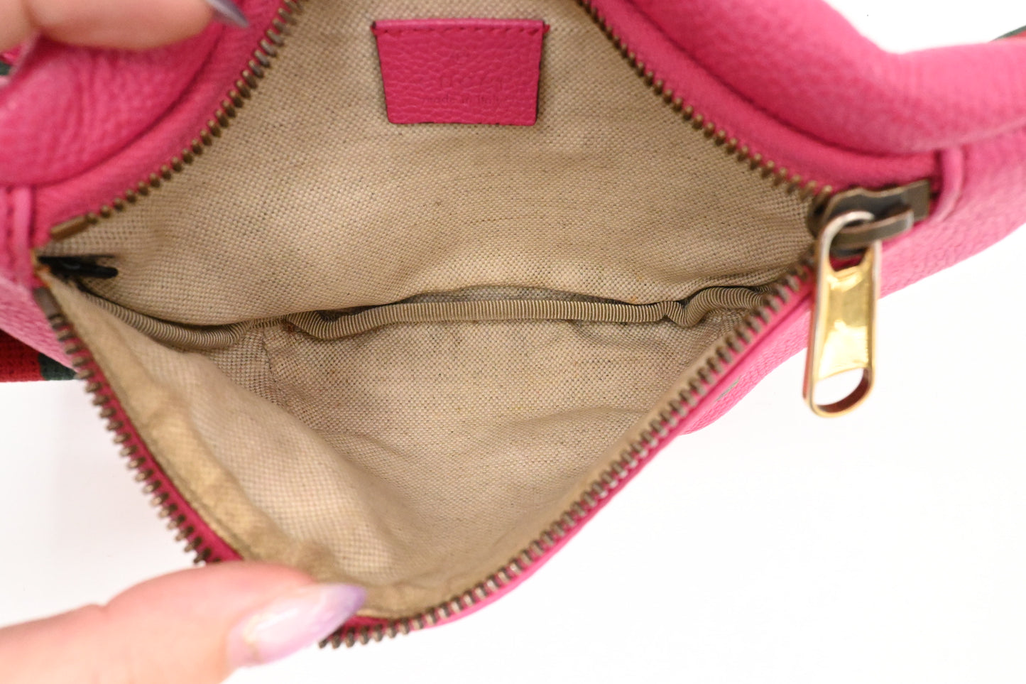 Gucci Bumbag Small in Pink Leather