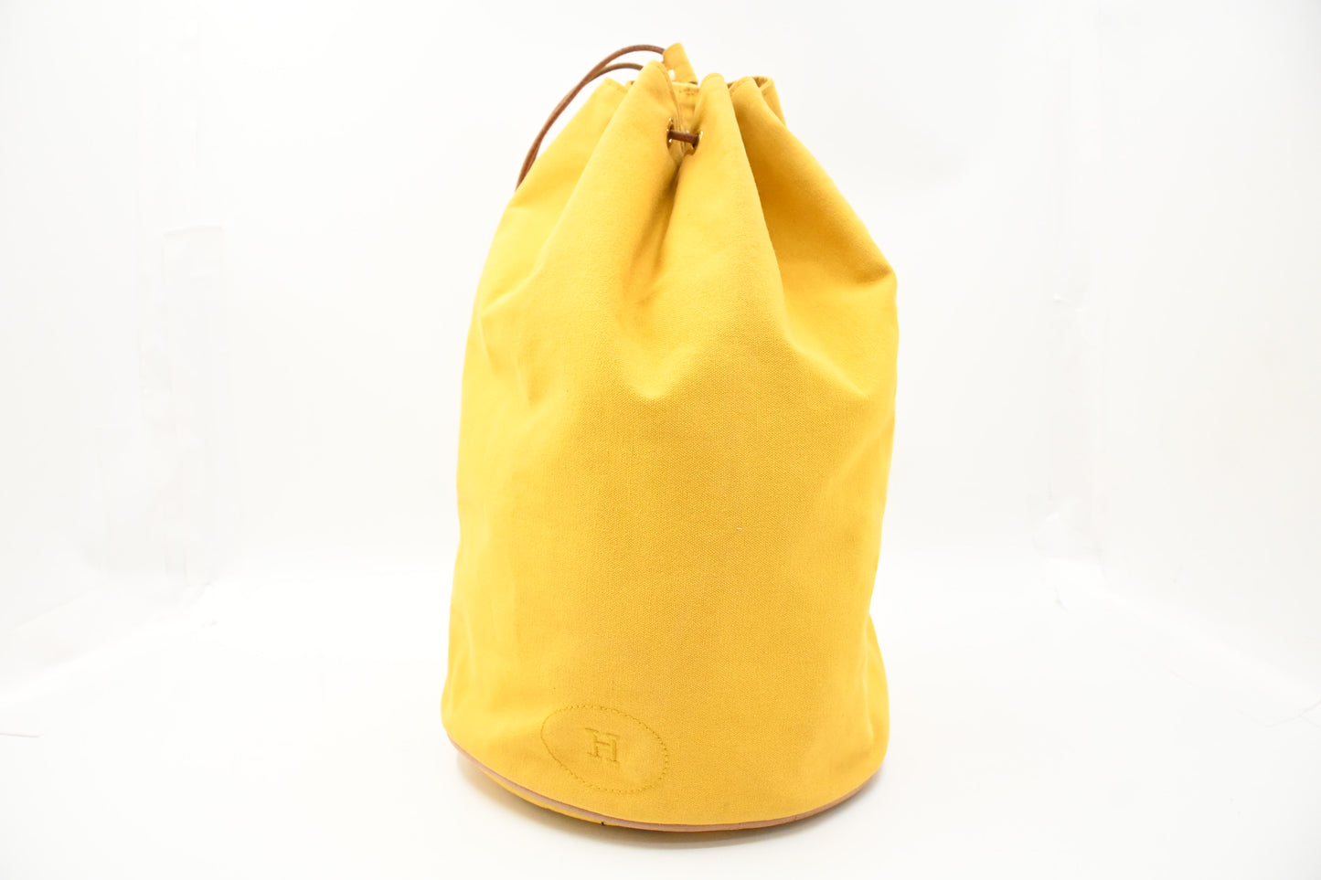 Hermes Polochon Mimile in Yelow Canvas