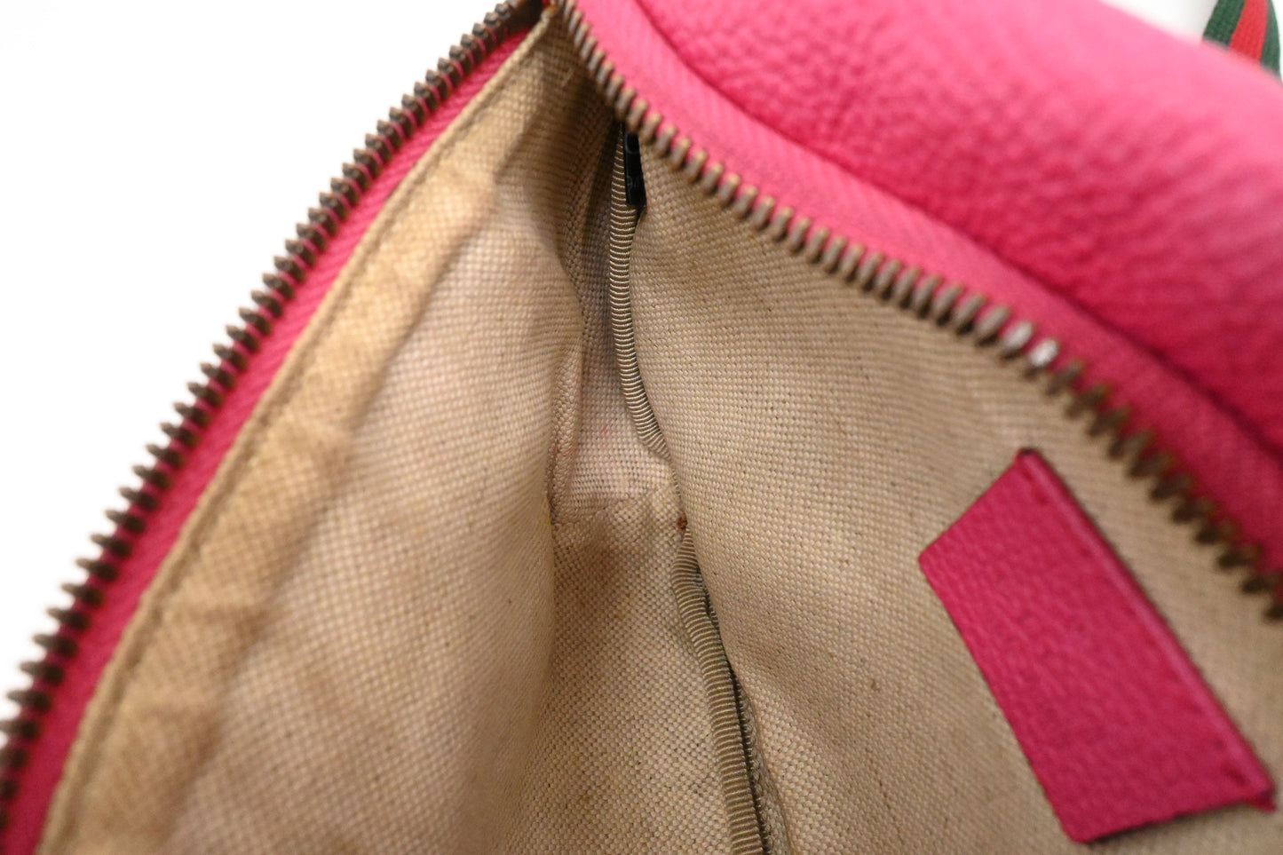 Gucci Bumbag Small in Pink Leather