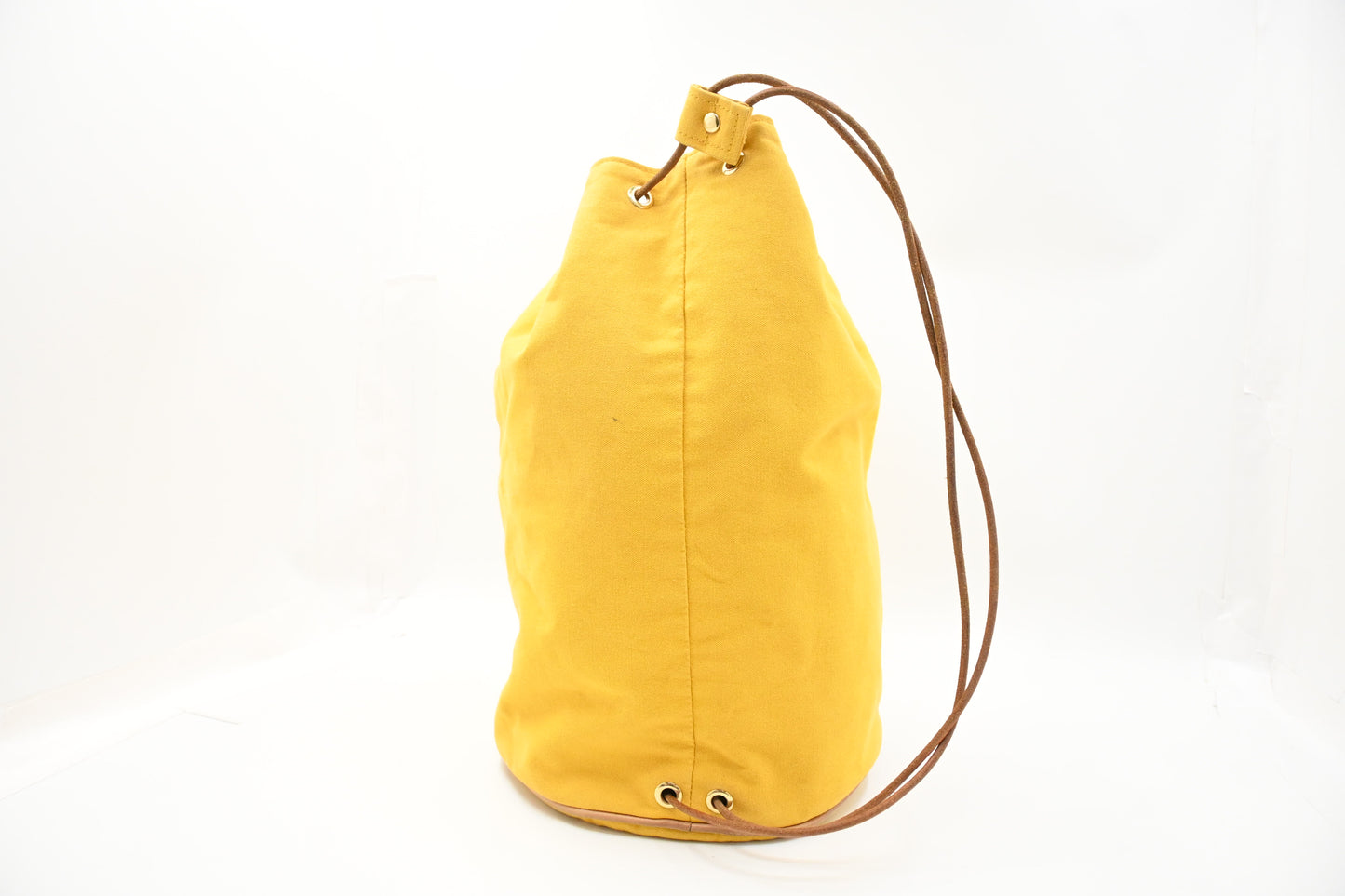 Hermes Polochon Mimile in Yelow Canvas