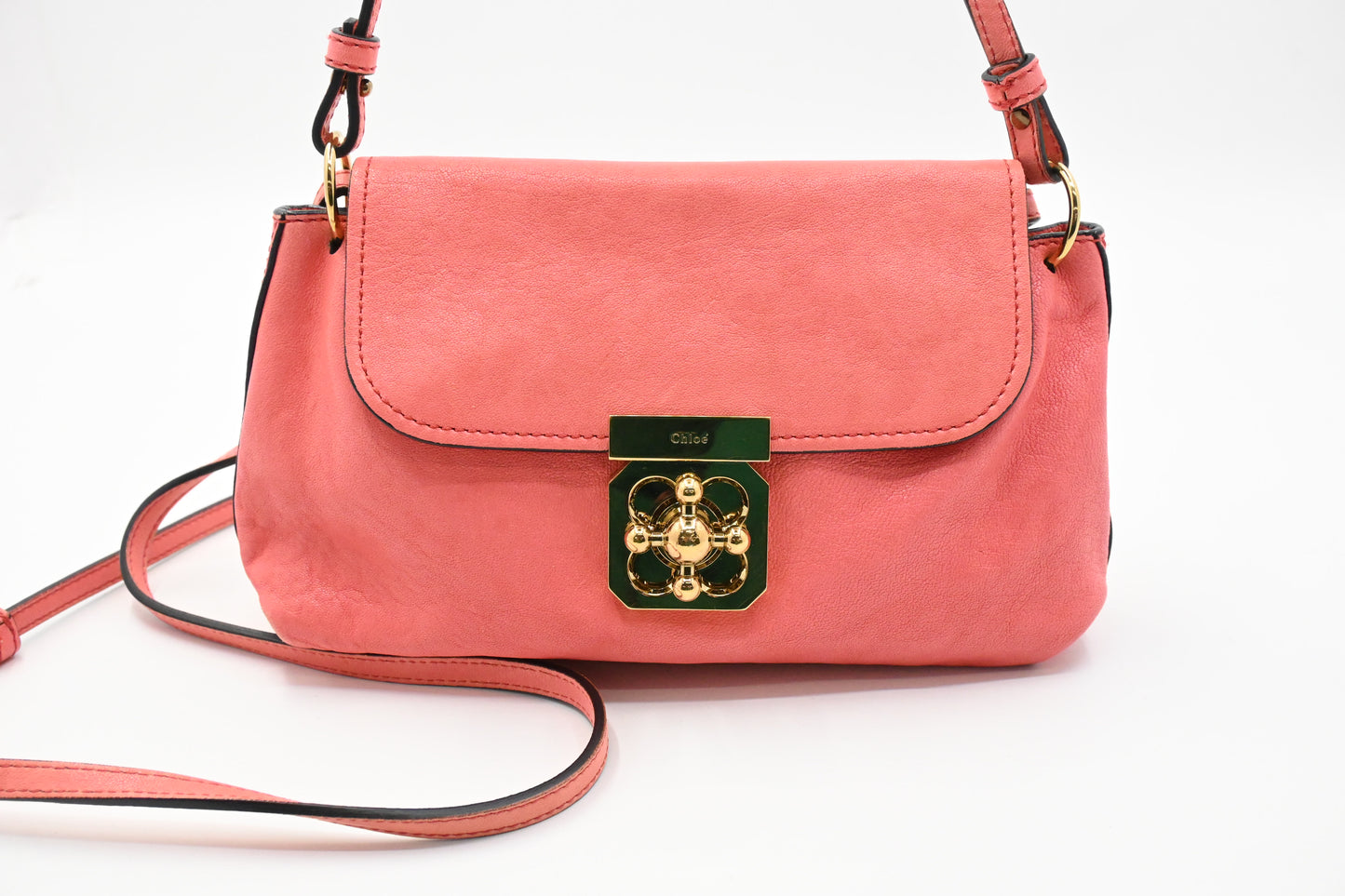 Chloe Elsy 2way Bag in Pink Leather