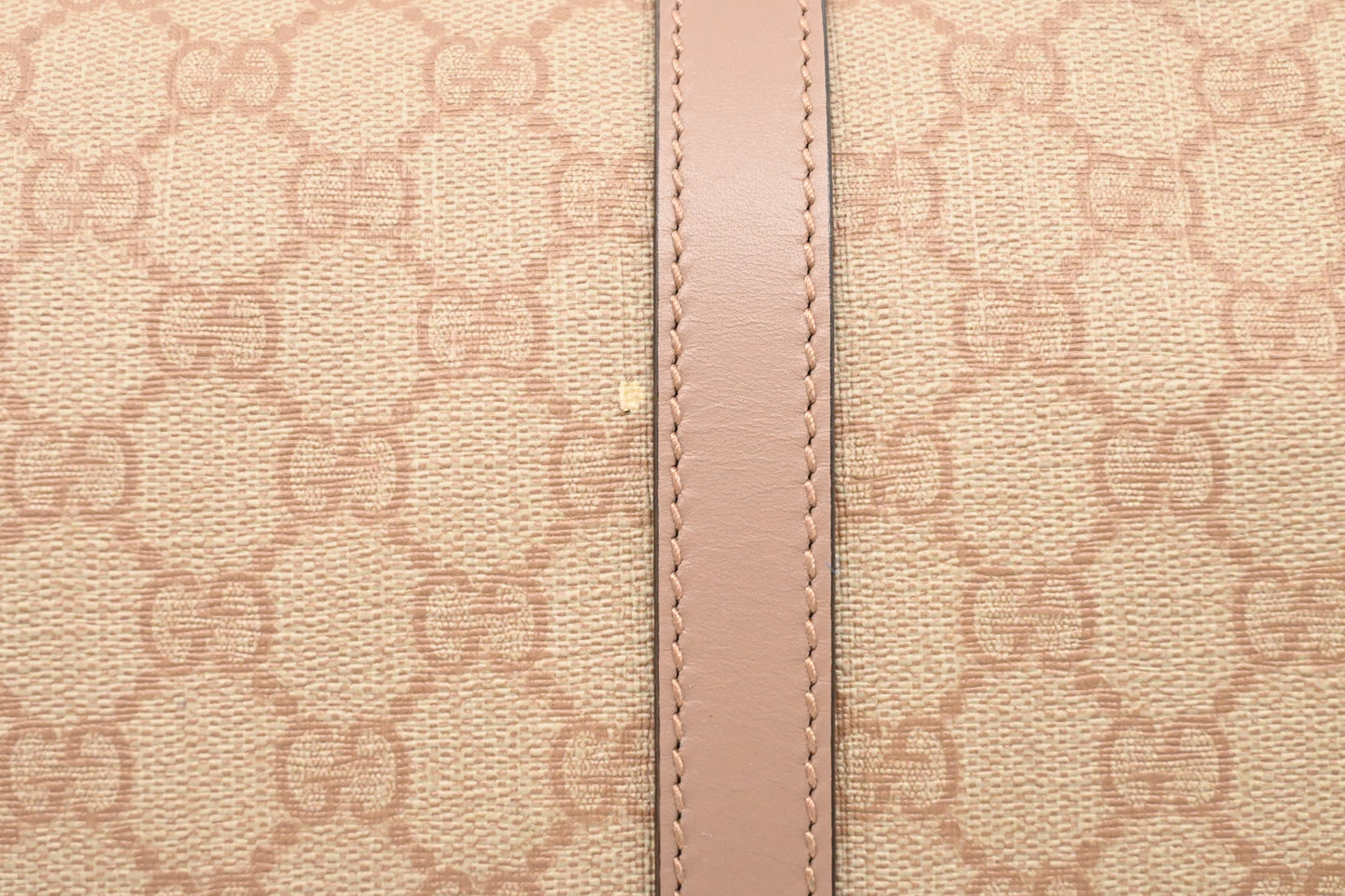Gucci Boston Bag in Pink GG Supreme Canvas